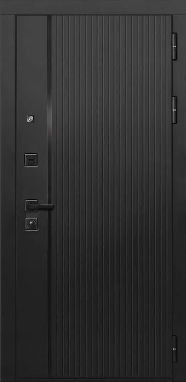 Входная дверь ДвериПРО L-45 ФЛ-609 (L-52, 10мм, белый матовый) DPRO200205 внешняя сторона