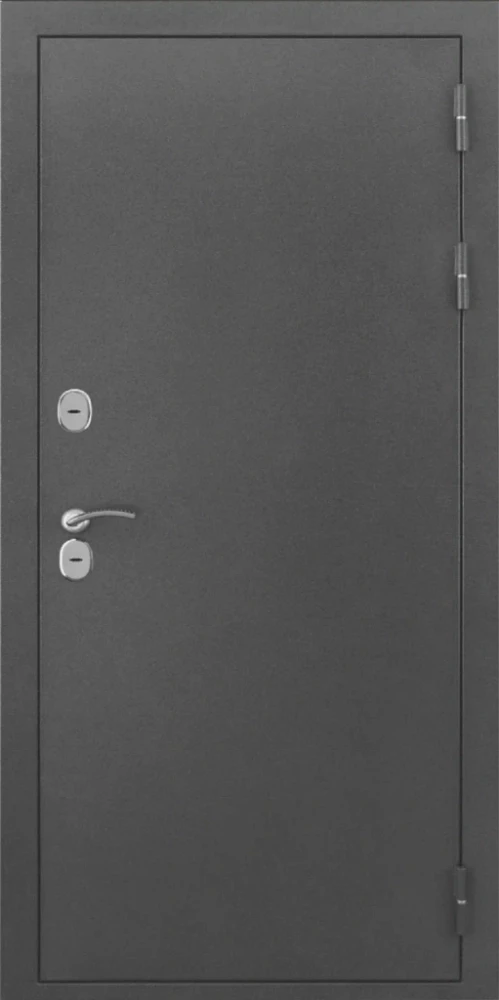 Входная дверь ДвериПРО L-Термо серебро Экошпон СБ-3 (16мм, венге) DPRO200556 внешняя сторона